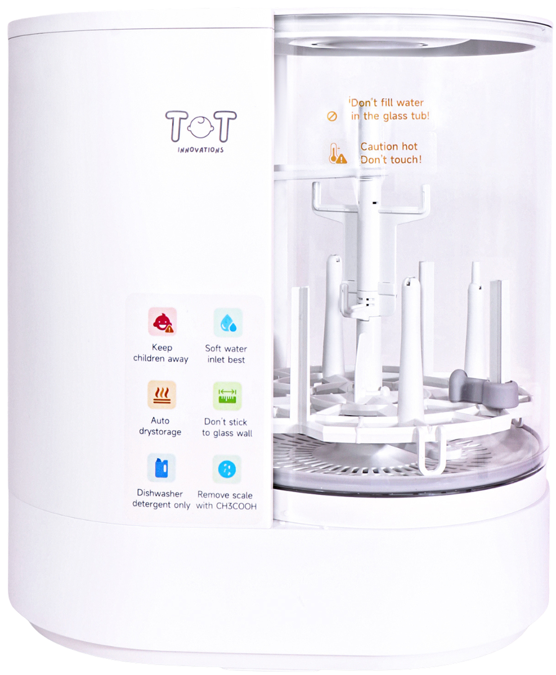 3-in-1 Baby Bottle Care System: Washes, Sterilizes + Dries
